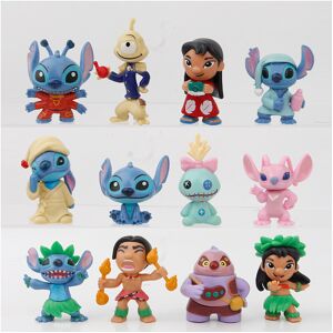 Unbranded Figures Stitch Miniature Collection Abs Toy Models Blind Box Set Ornament Anime Unbranded Figures Stitch Miniature Collection Abs Toy Models Blind Box Set Ornament Anime