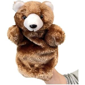 Unbranded (Brown Bear) Plush Hand Animal Puppet Toy Cartoon Glove Role Educational Interac Unbranded (Brown Bear) Plush Hand Animal Puppet Toy Cartoon Glove Role Educational Interac