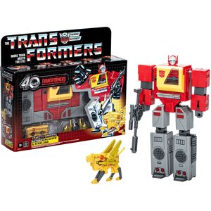 Hasbro Retro 40th Anniversary Autobot Blaster & Steeljaw Action Figure Hasbro Retro 40th Anniversary Autobot Blaster & Steeljaw Action Figure
