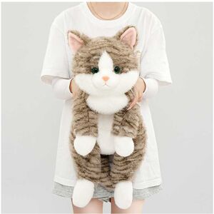 Unbranded (Gray, 30cm) Plush Cat Toy Cartoon Stuffed Animal Doll Cute Kids Decoration Gift Unbranded (Gray, 30cm) Plush Cat Toy Cartoon Stuffed Animal Doll Cute Kids Decoration Gift