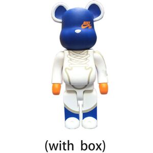 Unbranded (White Nike) Action 400 Bearbrick Figure Peko Violent Bear Trendy Building Block Unbranded (White Nike) Action 400 Bearbrick Figure Peko Violent Bear Trendy Building Block