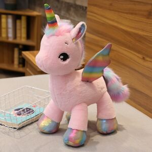 Unbranded (Pink, 40cm) adorable Unicorn Plush Toy Cute Cartoon Buddy Girls Kids Holiday Bi Unbranded (Pink, 40cm) adorable Unicorn Plush Toy Cute Cartoon Buddy Girls Kids Holiday Bi