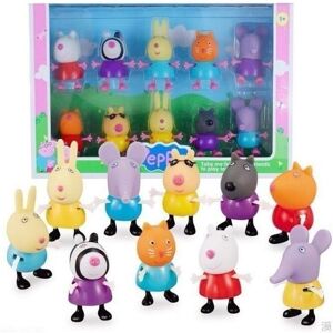 Unbranded Pcs Peppa 10 Pig Friends Doll Toys Set Action Figures Christmas Gift Fans Cute Unbranded Pcs Peppa 10 Pig Friends Doll Toys Set Action Figures Christmas Gift Fans Cute