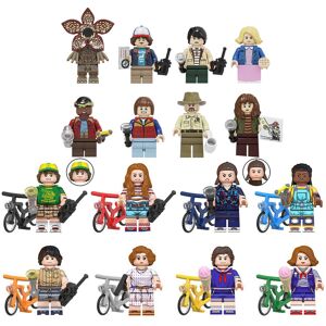 Bonxaif (16PCS Stranger Things - B) 24PCS Stranger Things Assembled Minifigures Set Chil Bonxaif (16PCS Stranger Things - B) 24PCS Stranger Things Assembled Minifigures Set Chil
