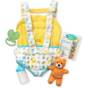 Melissa & Doug Mine to Love Carrier Play Set for Baby Dolls with Toy Bear Bottl Melissa & Doug Mine to Love Carrier Play Set for Baby Dolls with Toy Bear Bottl