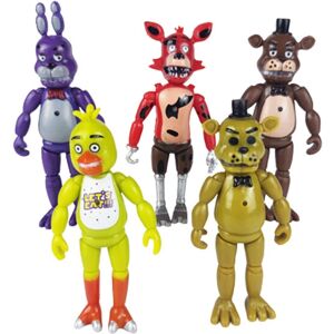Unbranded (5pcs ) Set Fnaf Action Figure Security Breach Five Nights At Freddys Toy Figure Unbranded (5pcs ) Set Fnaf Action Figure Security Breach Five Nights At Freddys Toy Figure
