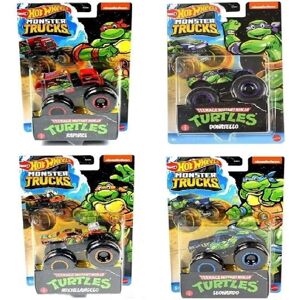 Hot Wheels TMNT Teenage Mutant Ninja Turtles Diecast Cars- X4 Full Set Hot Wheels TMNT Teenage Mutant Ninja Turtles Diecast Cars- X4 Full Set