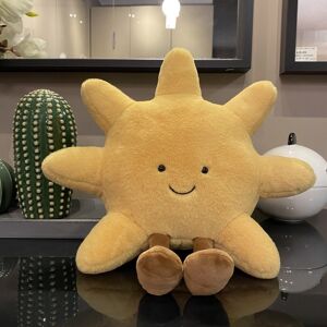 Unbranded (Sun, 35cm) Smiling Sun Face Moon Plush Toy Stuffed Doll Home Decoration Cute Ki Unbranded (Sun, 35cm) Smiling Sun Face Moon Plush Toy Stuffed Doll Home Decoration Cute Ki