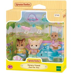 Sylvanian Families - 5749 Nursery Friends - Pool Fun Trio - Dollhouse Playsets Sylvanian Families - 5749 Nursery Friends - Pool Fun Trio - Dollhouse Playsets
