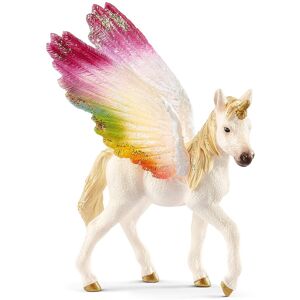 Schleich Bayala Mythical Winged Rainbow Baby Unicorn Foal Figurine - Featuring M Schleich Bayala Mythical Winged Rainbow Baby Unicorn Foal Figurine - Featuring M