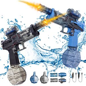 Unbranded Electric Water Gun Long Range Automatic Water Blaster with Interactive Lighting Unbranded Electric Water Gun Long Range Automatic Water Blaster with Interactive Lighting