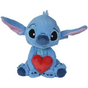 Simba Disney Stitch Holding Love Heart 25cm Plush soft toy gift for kids and adu Simba Disney Stitch Holding Love Heart 25cm Plush soft toy gift for kids and adu