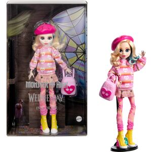 Monster Cable High Wednesday Doll and Accessories, Enid Sinclair Collectible in Pink F Monster Cable High Wednesday Doll and Accessories, Enid Sinclair Collectible in Pink F