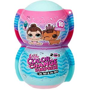L.O.L. Surprise! 2-in-1 LOL Surprise Me & My Lil Sis + Lil Pet Colour Change Doll Set - ASSORTMEN L.O.L. Surprise! 2-in-1 LOL Surprise Me & My Lil Sis + Lil Pet Colour Change Doll Set - ASSORTMEN