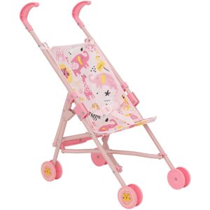 HTI BabyBoo Single Stroller Pink Jungle Baby Doll Pushchair Toy Dolls Buggy with HTI BabyBoo Single Stroller Pink Jungle Baby Doll Pushchair Toy Dolls Buggy with