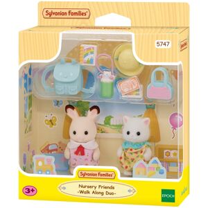 Sylvanian Families - 5747 Nursery Friends - Walk Along Duo - Dollhouse Playsets Sylvanian Families - 5747 Nursery Friends - Walk Along Duo - Dollhouse Playsets