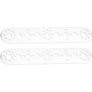 Unbranded 2Pcs Aluminum Plates 9-Holes Replacement Kits Fit Unbranded 2Pcs Aluminum Plates 9-Holes Replacement Kits Fit