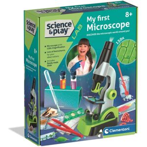 Clementoni Science & Play Lab: My First Microscope STEM Toy Age 8+ Clementoni Science & Play Lab: My First Microscope STEM Toy Age 8+