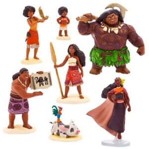 Store Official Deluxe Figurine Play Set - Moana 2-7 Fully Sculpted Disney Store Official Deluxe Figurine Play Set - Moana 2-7 Fully Sculpted Disney