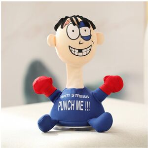 Unbranded (Blue) Punch Me Soft Stuffed Anti Stress Electric Plush Toys Doll Gifts Xmas Ele Unbranded (Blue) Punch Me Soft Stuffed Anti Stress Electric Plush Toys Doll Gifts Xmas Ele