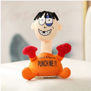 Unbranded (Orange) Punch Me Soft Stuffed Anti Stress Electric Plush Toys Doll Gifts Xmas E Unbranded (Orange) Punch Me Soft Stuffed Anti Stress Electric Plush Toys Doll Gifts Xmas E
