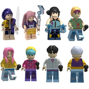 Unbranded KPOP Demon Hunters Cartoon Doll Building Blocks Kawaii Mini Action Figure Head A Unbranded KPOP Demon Hunters Cartoon Doll Building Blocks Kawaii Mini Action Figure Head A