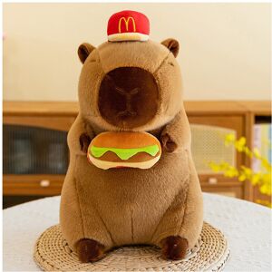 Unbranded (40cm) Corp Capybara Mcdonalds Hamburger Plush Toy Stuffed Animal Kids Doll Gift Unbranded (40cm) Corp Capybara Mcdonalds Hamburger Plush Toy Stuffed Animal Kids Doll Gift