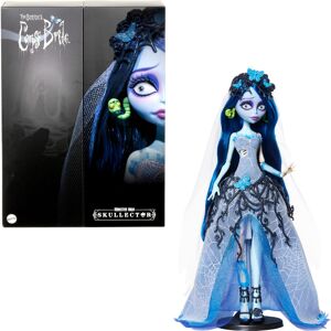 Monster Cable High Skullector Doll Corpse Bride Emily Collectible in Gothic Spiderweb Monster Cable High Skullector Doll Corpse Bride Emily Collectible in Gothic Spiderweb
