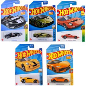 Hot Wheels 2022 Exotics Super Car 5-Pack - McLaren Elva 71 Lamborghini Miura SV Hot Wheels 2022 Exotics Super Car 5-Pack - McLaren Elva 71 Lamborghini Miura SV