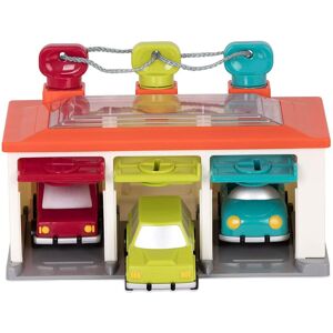 Battat BT2633Z Shape Sorting Garage with Keys and 3 Toy Cars for Toddlers 2 Year Battat BT2633Z Shape Sorting Garage with Keys and 3 Toy Cars for Toddlers 2 Year