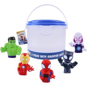 Marvel Spidey & Friends - Plus Avengers - 5 Piece Bath Squirter Bucket Set -Bath Marvel Spidey & Friends - Plus Avengers - 5 Piece Bath Squirter Bucket Set -Bath