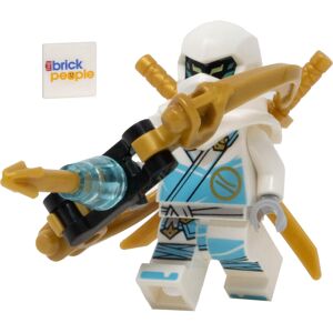 Lego Ninjago Dragons Rising: Zane Minifigure with Ice Bow Lego Ninjago Dragons Rising: Zane Minifigure with Ice Bow