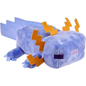 Mattel Minecraft Plush Toy Collectible Blue Axolotl Soft Doll Inspired by Video Mattel Minecraft Plush Toy Collectible Blue Axolotl Soft Doll Inspired by Video