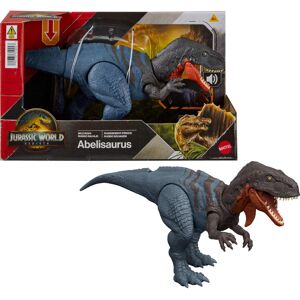 Mattel Jurassic World Rebirth Wild Roar Dinosaur Toy Abelisaurus Posable Figure Mattel Jurassic World Rebirth Wild Roar Dinosaur Toy Abelisaurus Posable Figure