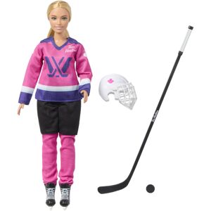 Mattel Tim Hortons Barbie PWHL 2025 Fashion Doll in Pink Purple & Teal Hockey Jersey In Mattel Tim Hortons Barbie PWHL 2025 Fashion Doll in Pink Purple & Teal Hockey Jersey In