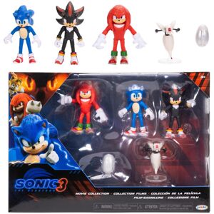 Sonic The Hedgehog Sonic 3 Movie Action Figure Multi-Pack 2.5" / 6.35cm by JAKKS Pacific, Includes Sonic The Hedgehog Sonic 3 Movie Action Figure Multi-Pack 2.5" / 6.35cm by JAKKS Pacific, Includes