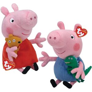 Ty Peppa Pig & George Pig 6 Inch Multipack - Beanie Baby Soft Plush Toys - Colle Ty Peppa Pig & George Pig 6 Inch Multipack - Beanie Baby Soft Plush Toys - Colle