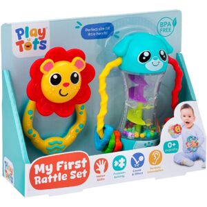 John Adams Play Tots - My First Rattle Set Easy-to-grip animal character rattles to sha John Adams Play Tots - My First Rattle Set Easy-to-grip animal character rattles to sha