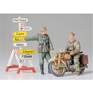 Tamiya 1/35 German Motorcycle Orderly Set Model Kit - Model Kit Tamiya 1/35 German Motorcycle Orderly Set Model Kit - Model Kit