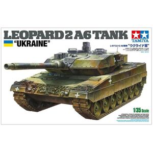 Tamiya 1/35 Ukrainian Leopard 2 A6 Tank Limited Edition scale model kit Tamiya 1/35 Ukrainian Leopard 2 A6 Tank Limited Edition scale model kit
