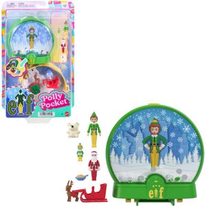 Polly Pocket x Elf Compact Micro Buddy Playset Age 4+ Mattel JGT05 Polly Pocket x Elf Compact Micro Buddy Playset Age 4+ Mattel JGT05