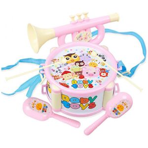 Unbranded Hard Plastic Drum Set For Toddlers, Drum Music Set With Metal Springs And Plasti Unbranded Hard Plastic Drum Set For Toddlers, Drum Music Set With Metal Springs And Plasti