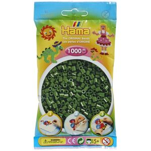 Hama - 1,000 standard MIDI beads (Ø5 mm) Forest Green Hama - 1,000 standard MIDI beads (Ø5 mm) Forest Green