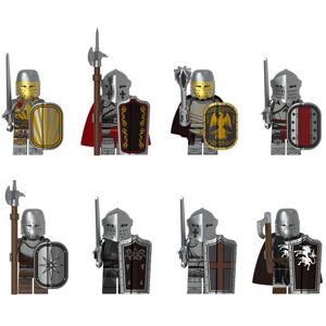 ENEKIO 8pcs Medieval Empire Forbidden Knights Minifigures Toys Fits Lego ENEKIO 8pcs Medieval Empire Forbidden Knights Minifigures Toys Fits Lego