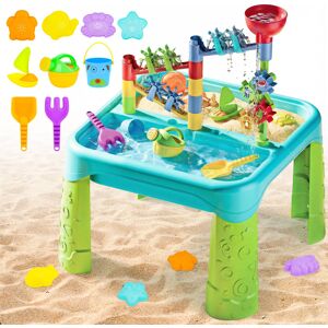 deAO Toys Sand & Water Table 3 in 1 Creativity Toy For Children Garden Toys Play Tray Acti deAO Toys Sand & Water Table 3 in 1 Creativity Toy For Children Garden Toys Play Tray Acti