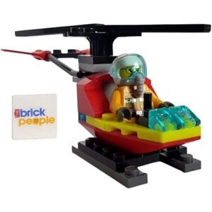 Lego City: Firerfighter Minifigure in Helicopter (Ages 6+) Mini Set Lego City: Firerfighter Minifigure in Helicopter (Ages 6+) Mini Set