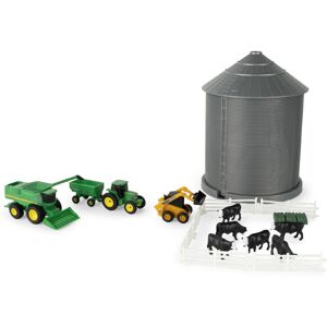 TOMY John Deere Farm Playset with Grain Bin - 1:64 Scale - Includes Grain Bin, J TOMY John Deere Farm Playset with Grain Bin - 1:64 Scale - Includes Grain Bin, J
