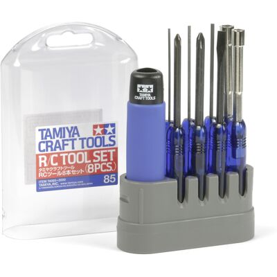 TAMIYA Craft Tool Series No.85 RC Tools Set of 8 RC Tools 74085 - RC Tools Set TAMIYA Craft Tool Series No.85 RC Tools Set of 8 RC Tools 74085 - RC Tools Set