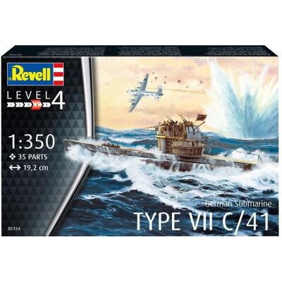 RV05154 - Revell 1:350 - German Submarine Type VII C/41 RV05154 - Revell 1:350 - German Submarine Type VII C/41
