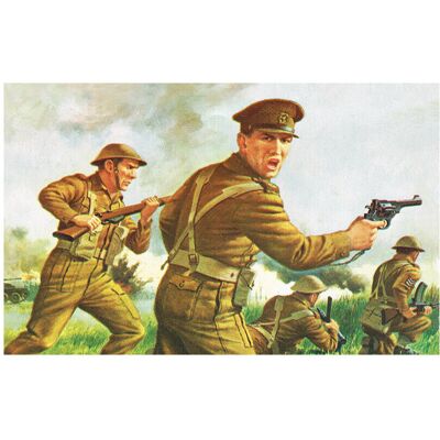 AIRFIX A00763V WWII British Infantry 1:76 Figures Model Kit AIRFIX A00763V WWII British Infantry 1:76 Figures Model Kit